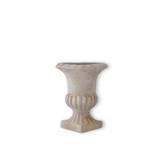 Tan Weathered Wall Hanging Urn