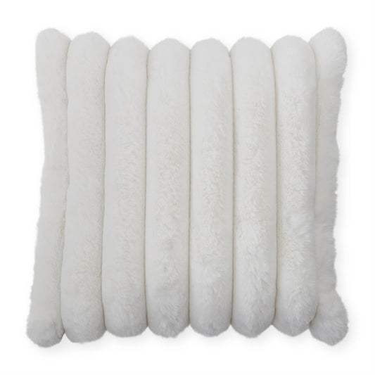 Cream Faux Fur Pillow