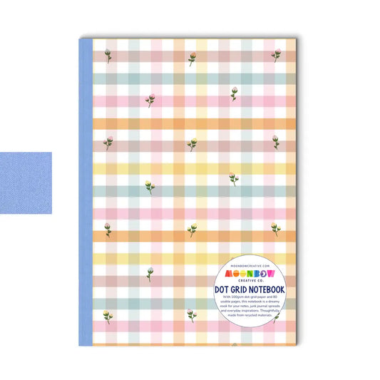 Dot Grid Notebook Dainty Flower