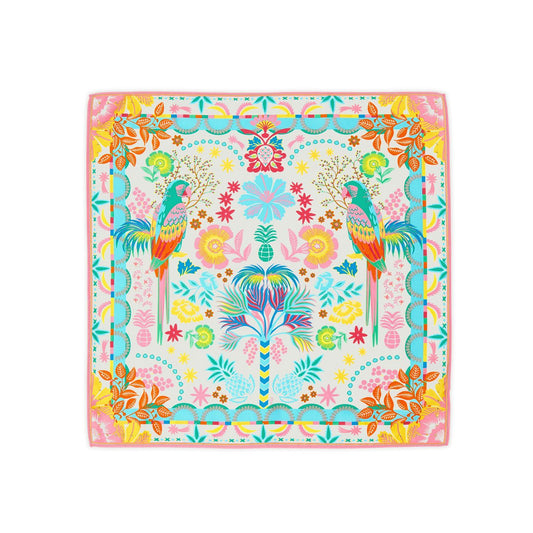 Babouchka Blanc Mini Scarf