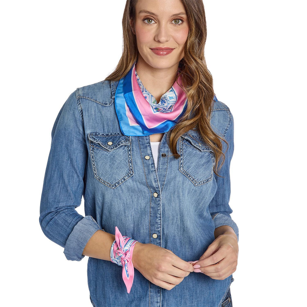 Mahjong Skinny Scarf