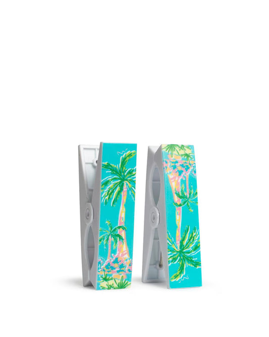 Caribbean Palm Beach Clips Towel