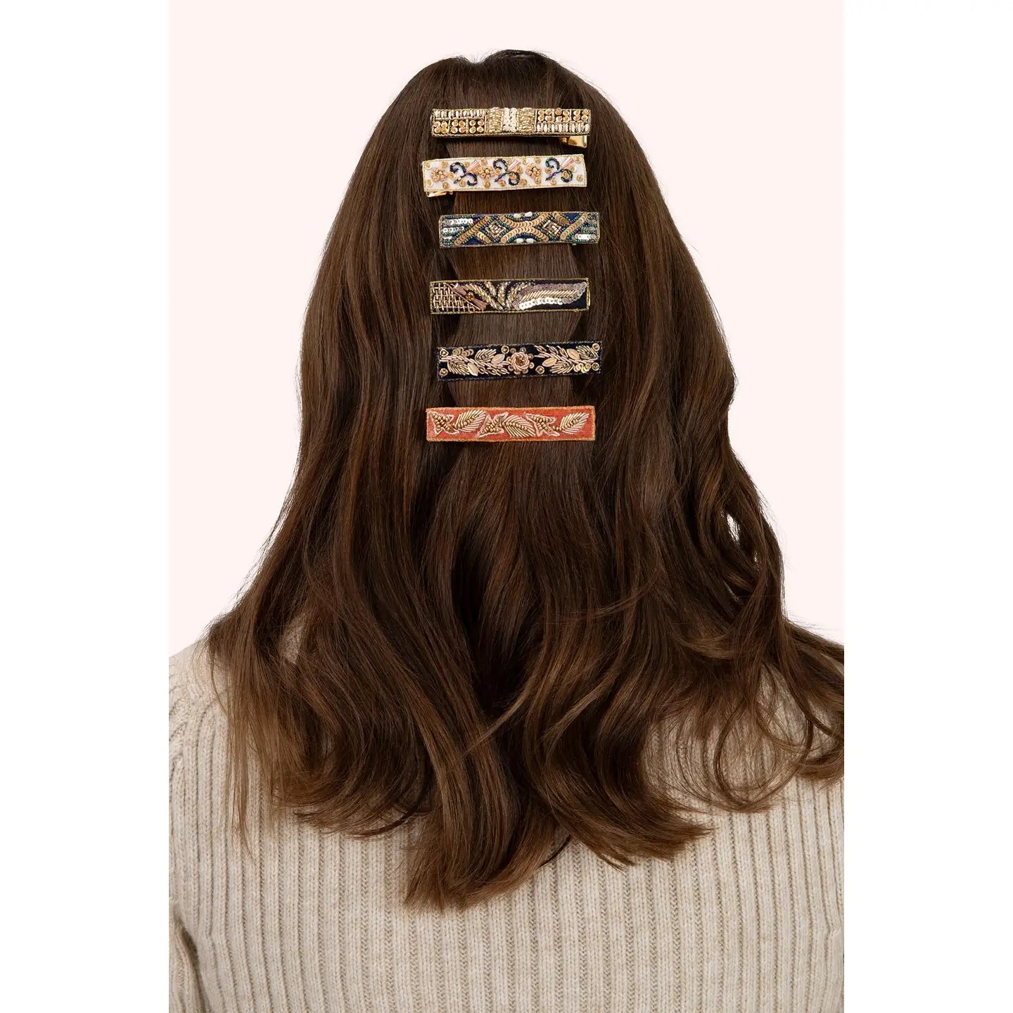 Hair Clip Midnight & 1920's Sparkle
