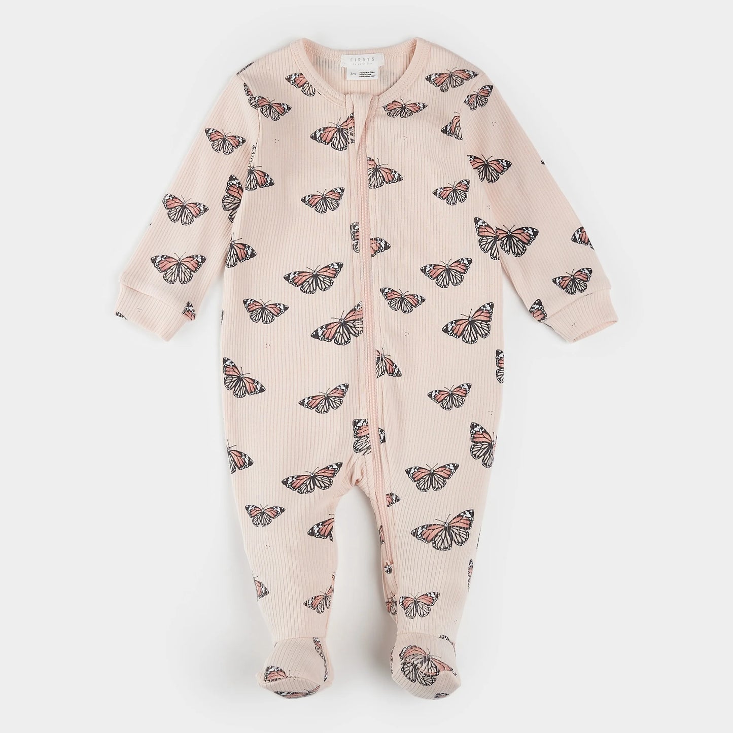 Petit Lem Monarch Butterfly Footed Sleeper 6M