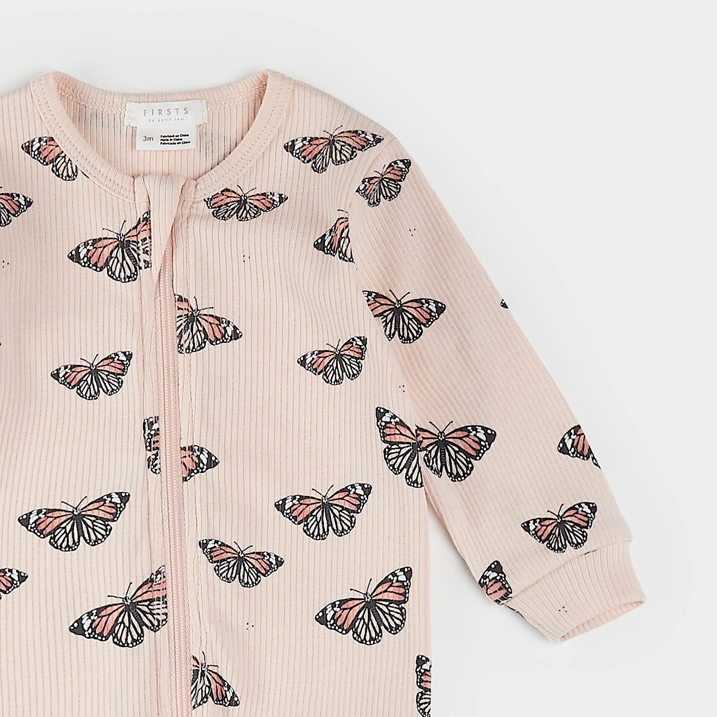 Petit Lem Monarch Butterfly Footed Sleeper 6M