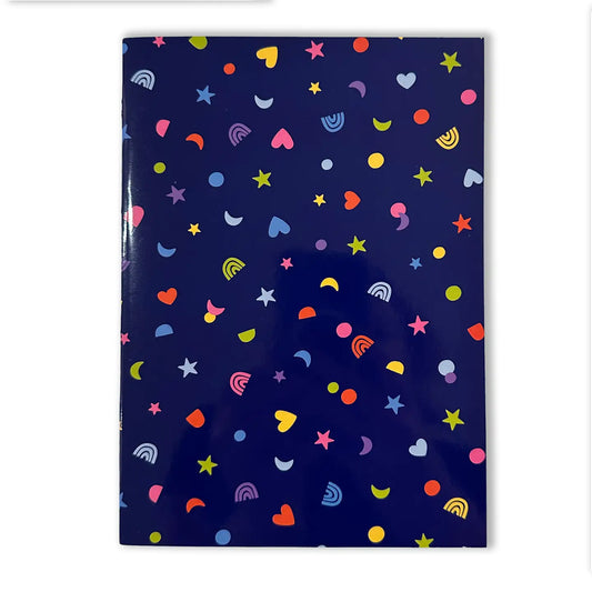 Blue Confetti Moon Sticker Release Book
