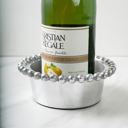 Beaded Edge Wine Bottle Coaster