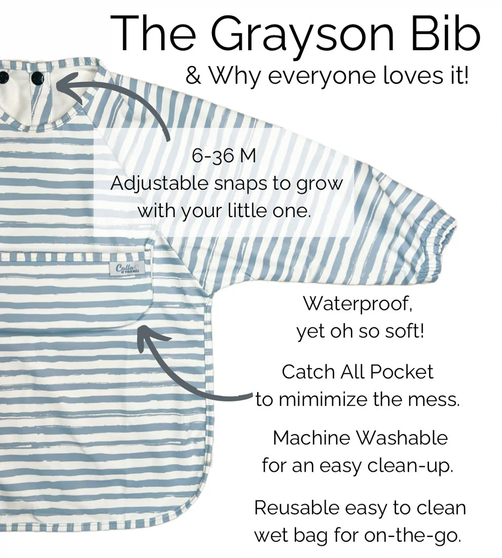 Grayson Long Sleeve Bib Blue Starry Night