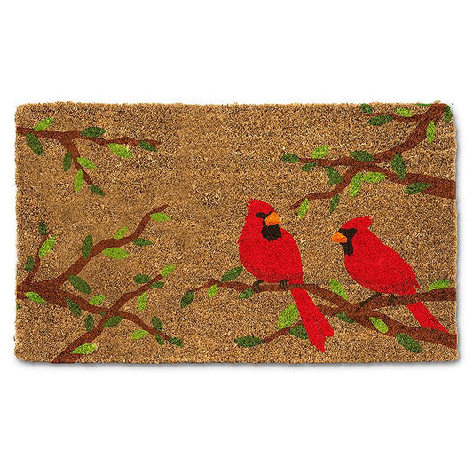 Abbott Doormat Cardinal Pair In Branch Doormat