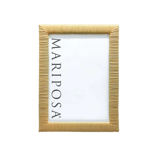 Mariposa Woven Yellow 5x7 Frame