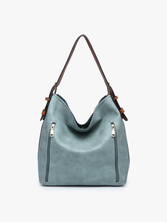 Jen & Co Alexa 2-in-1 Hobo Bag Teal