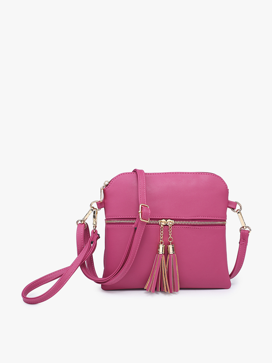 Jen & Co Tara Crossbody Fushia