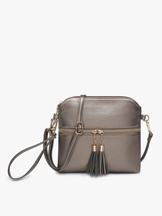 Jen & Co Tara Crossbody Gunmetal