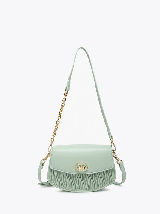Jen & Co Santorini Twist-Lock Crossbody Pale Sage