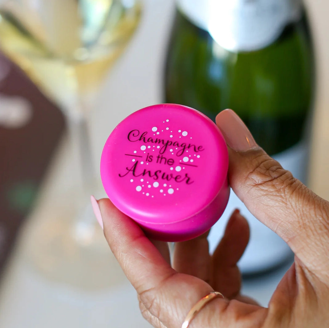 CapaBubbles Champagne is the Answer Stopper