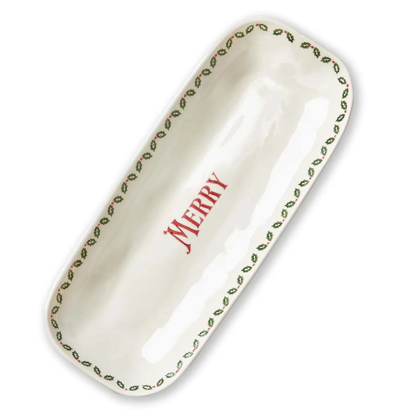 Merry Rectangular Platter