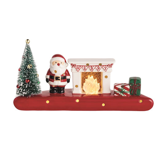Mudpie Large Santa Light-Up Sitter