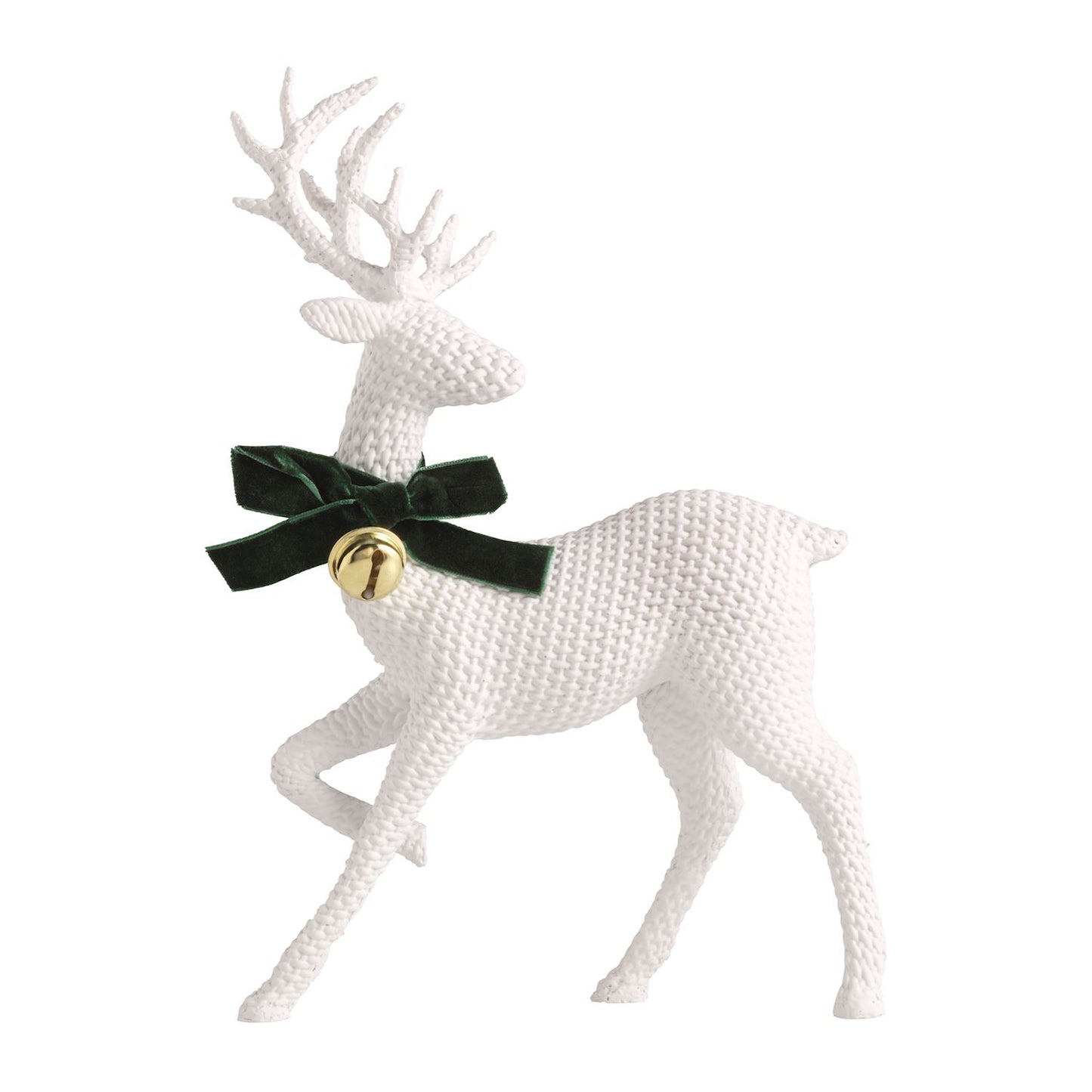 Mudpie Resin White Deer Large