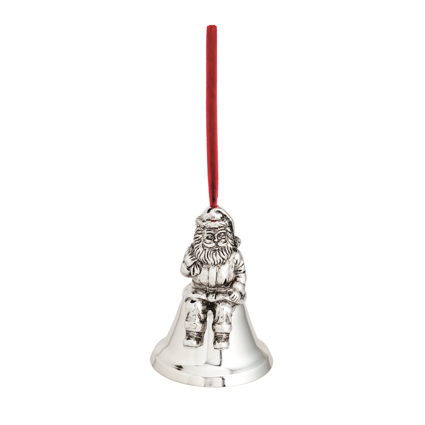 Mudpie Metal Santa Bell
