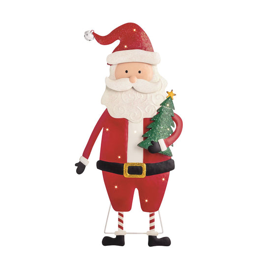 Mudpie Light Up Santa Sitter