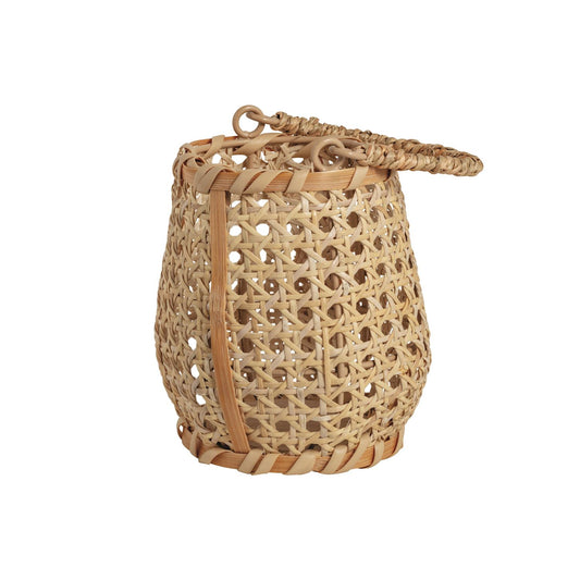 Mudpie Woven Cane Lantern