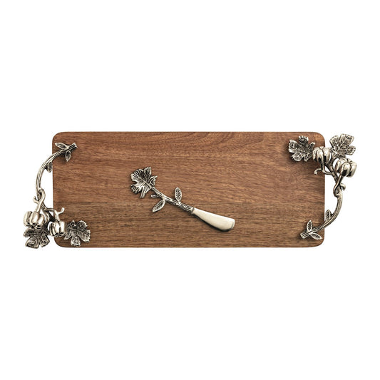 Mudpie Pumpkin Wood Tray Set