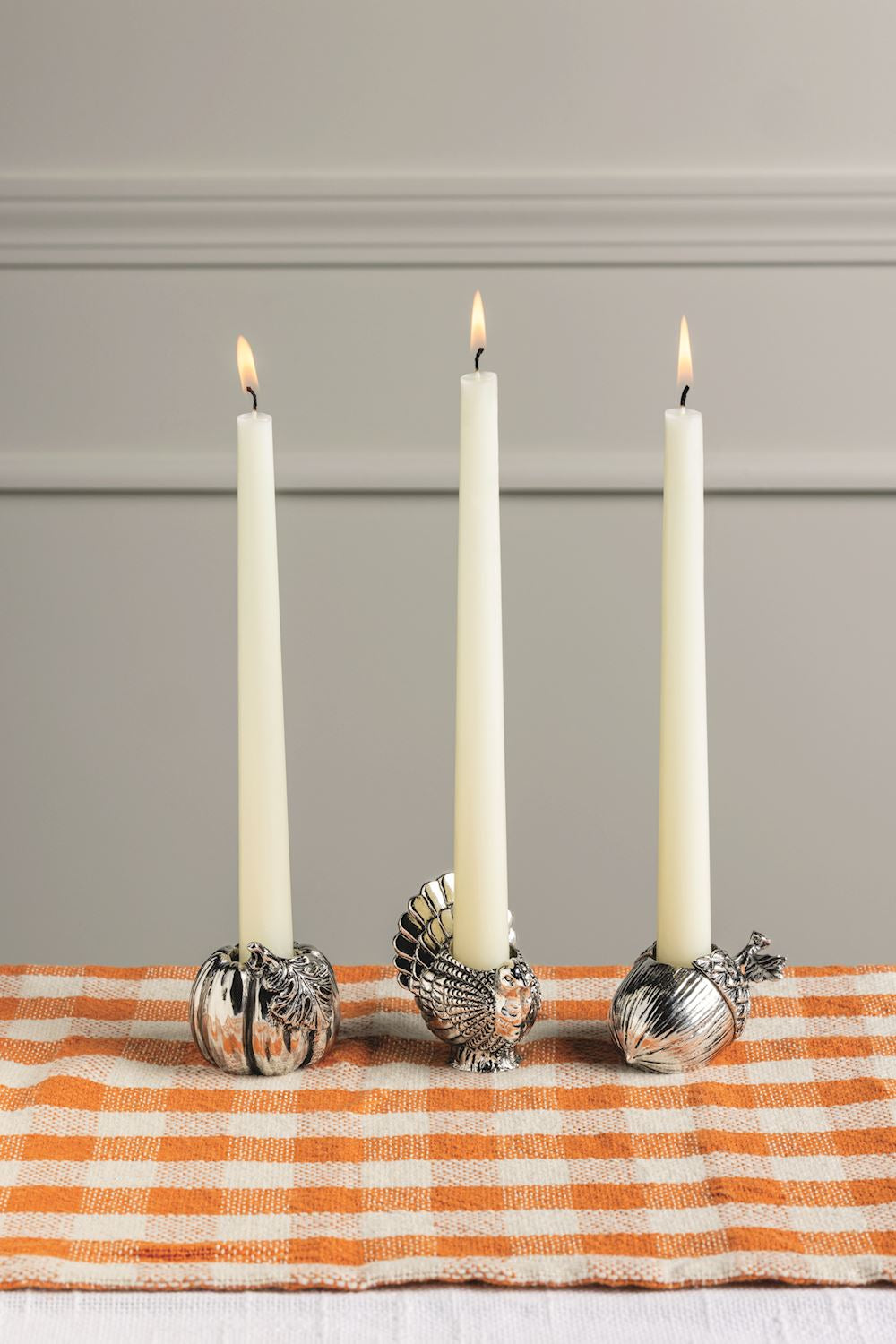 SALE Mudpie Turkey Taper Holder