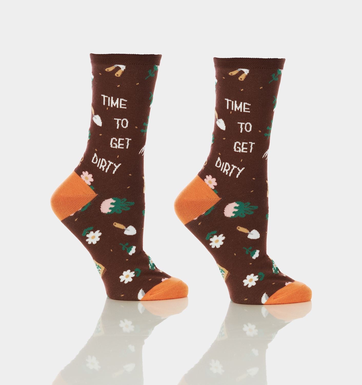 Women's Crew Socks Time To Get Dirty