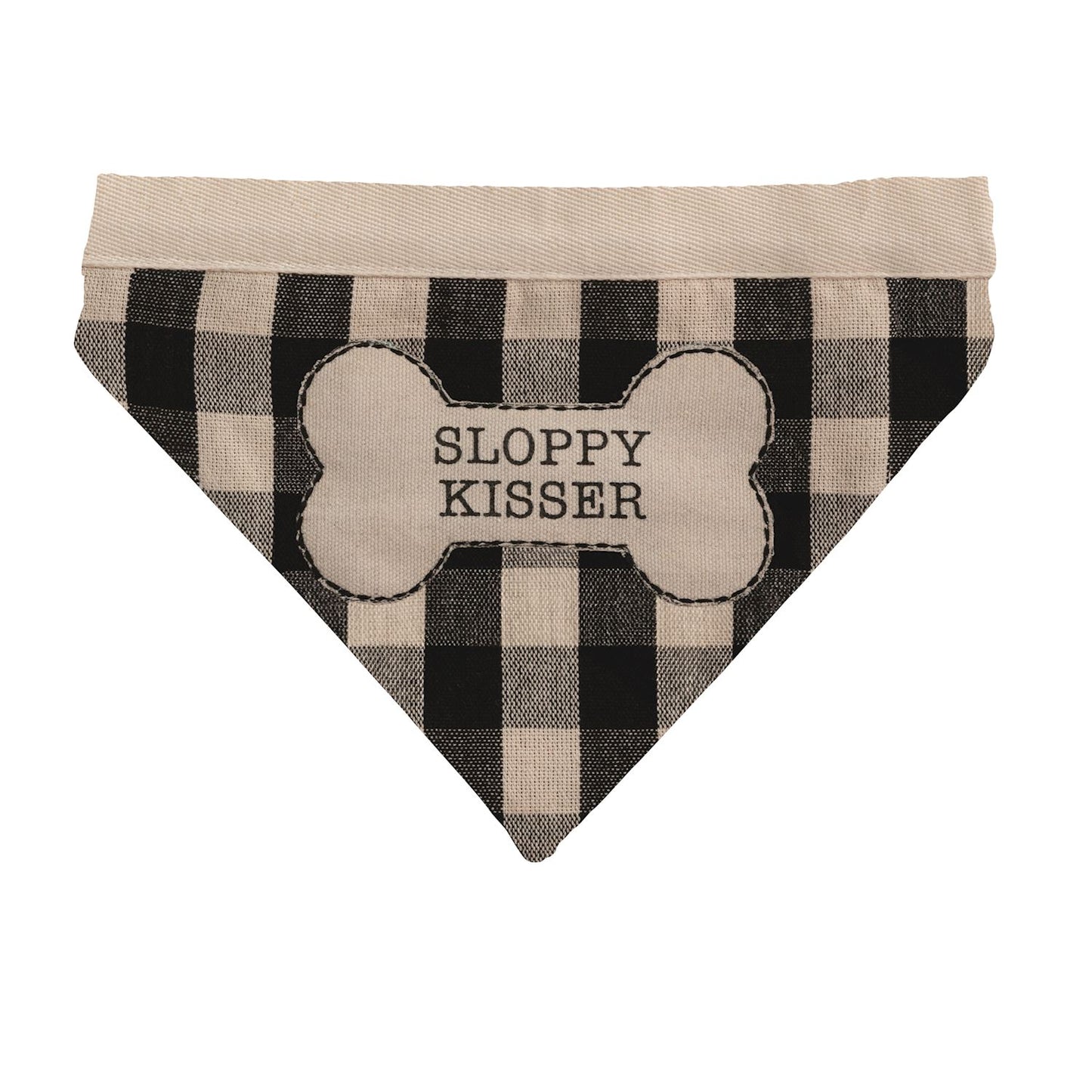 Multi Holiday Reversible Bandana Sloppy Kisses/Deck the Paws