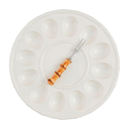 Mudpie Bamboo Deviled Egg Tray