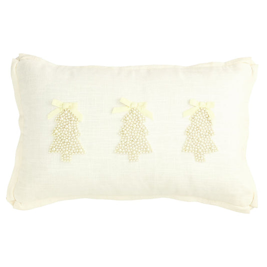 Mudpie Pearl Pillow Three Trees