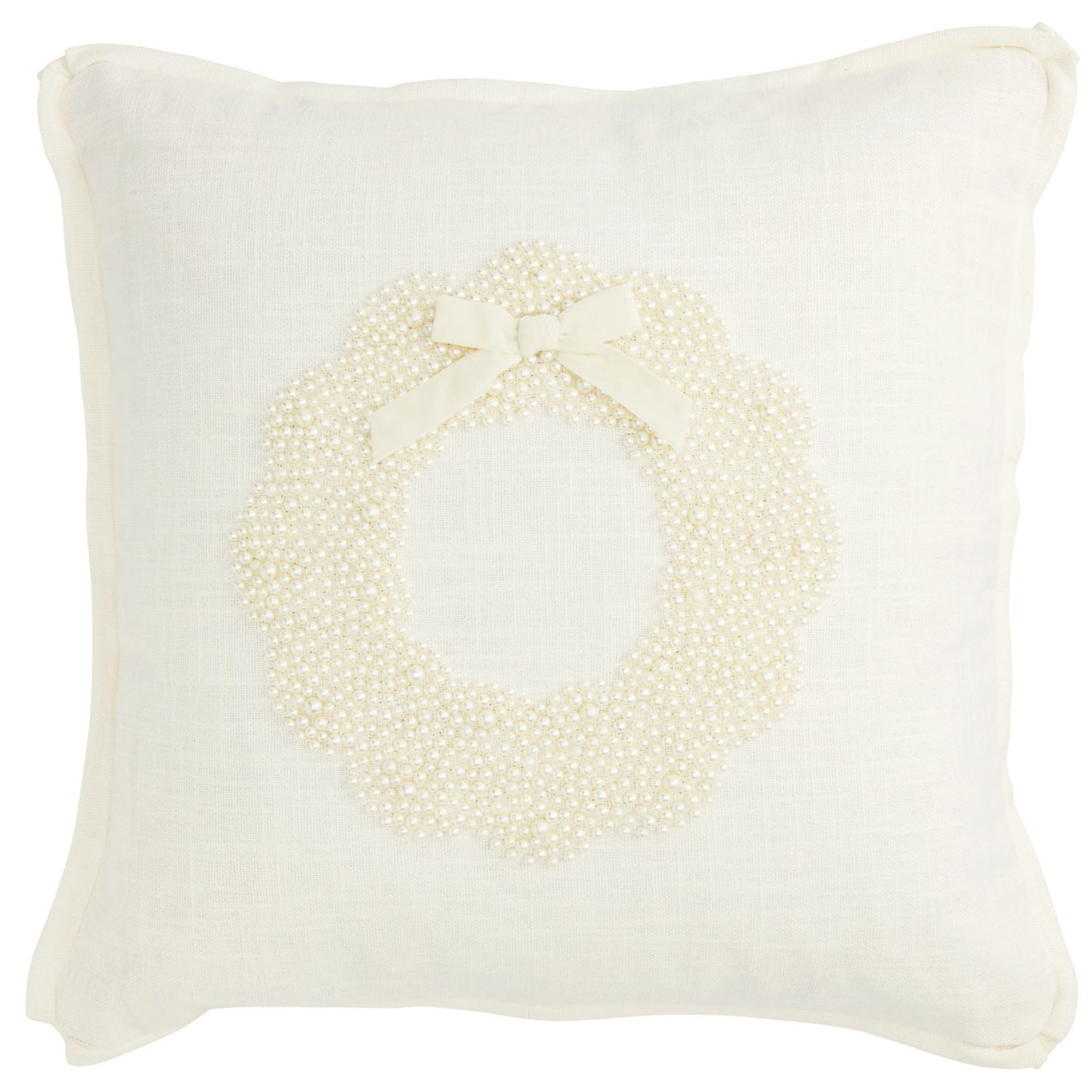 Mudpie Pearl Pillow Wreath
