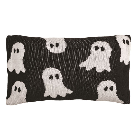 Mudpie Knit Pillow Ghost