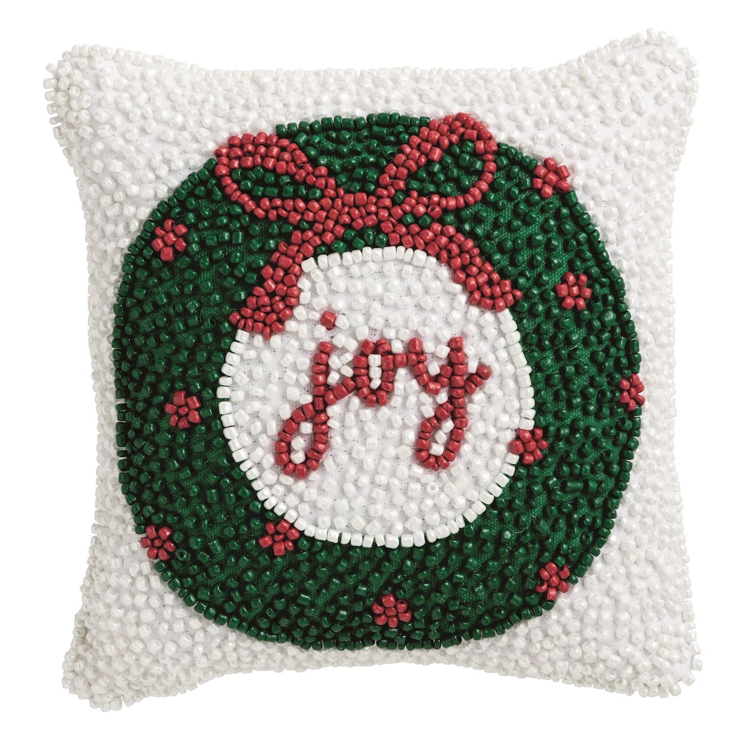Mudpie Beaded Mini Pillow Wreath