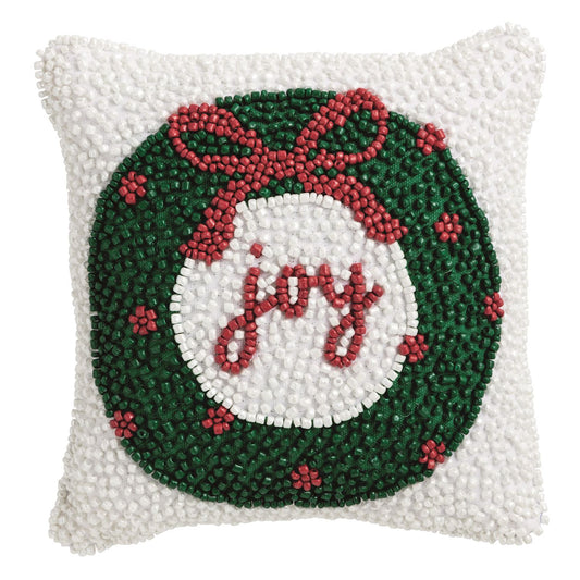 Mudpie Beaded Mini Pillow Wreath