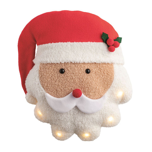 Mudpie Santa Sherpa Pillow