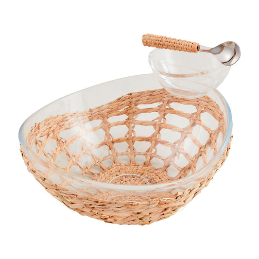 Mudpie Acrylic Woven Chip & Dip Set
