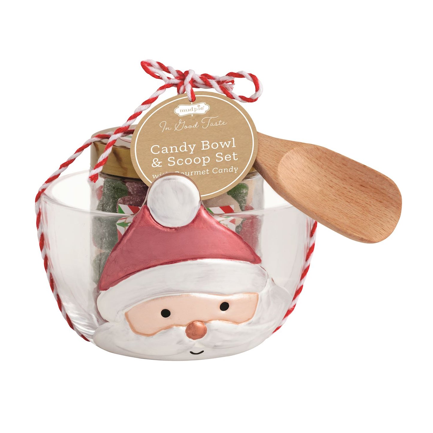 Mudpie Candy Bowl Santa Set