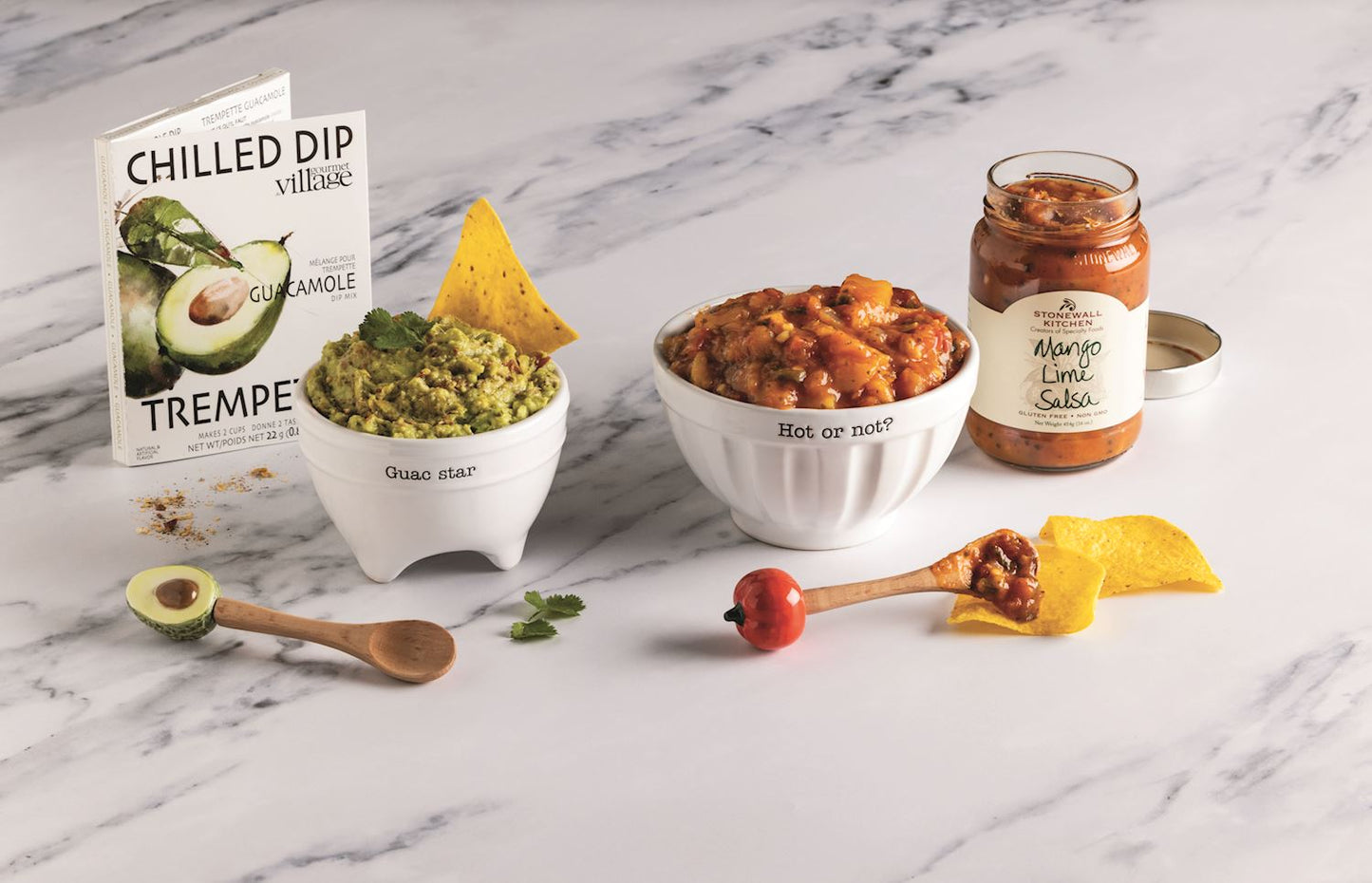 Mudpie Salsa Bowl Gift Set