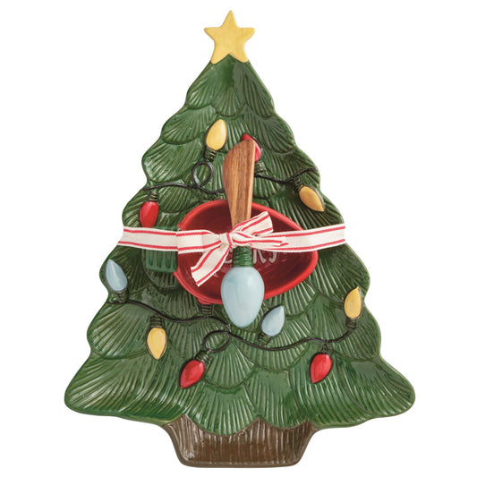 Mudpie Farm Christmas Tree Chip & Dip