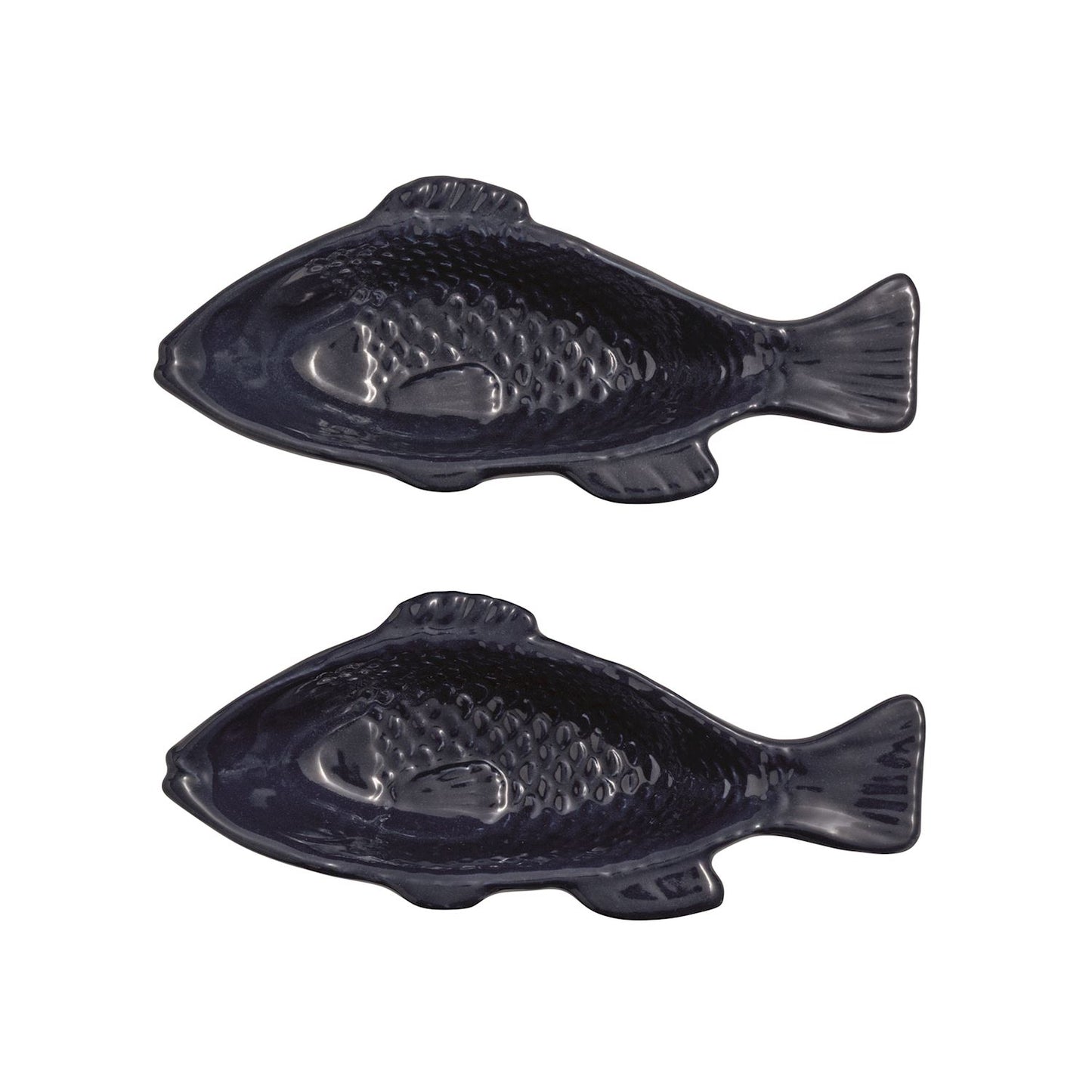 Mudpie Fish Dip Bowl Blue