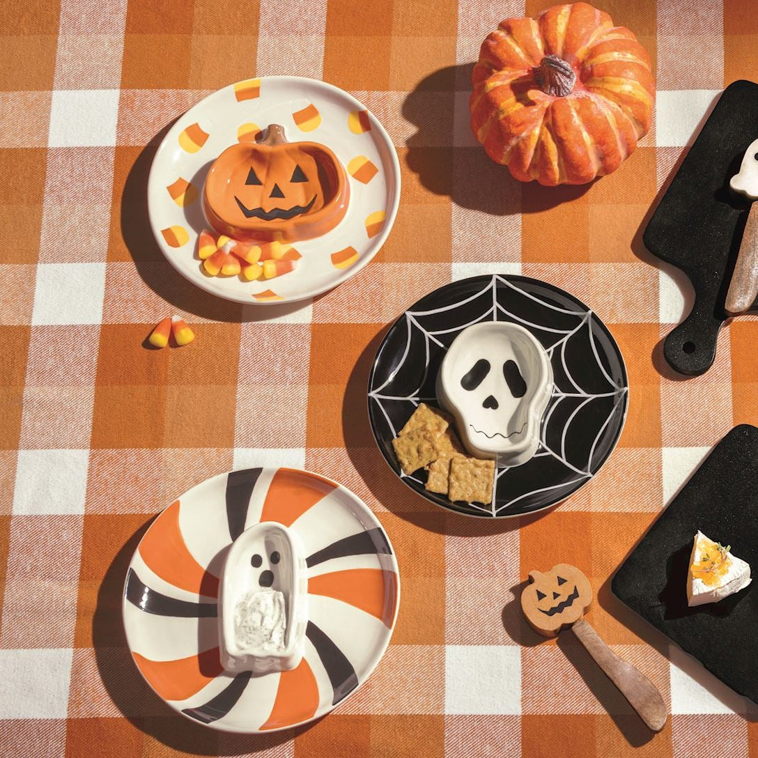 Mudpie Halloween Round Dish