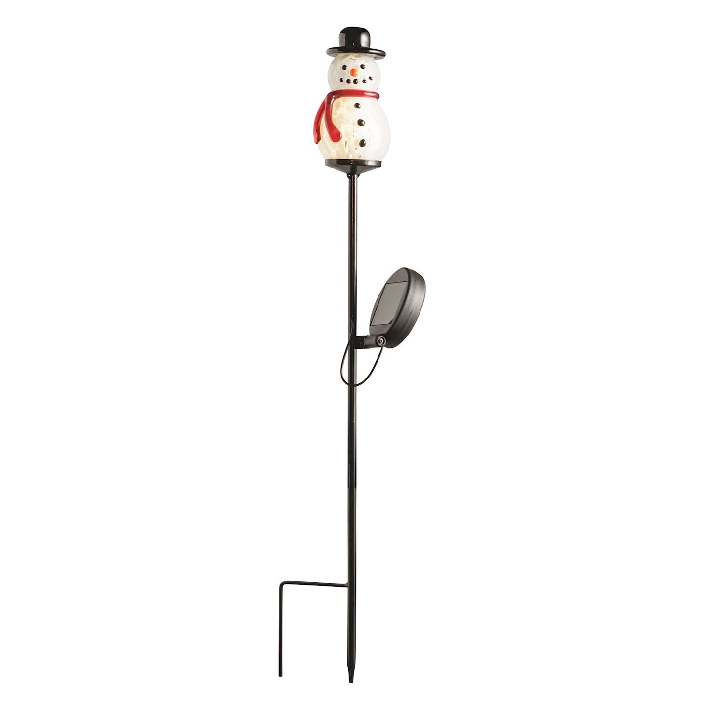 Mudpie Light Up Snowman Garden Stake