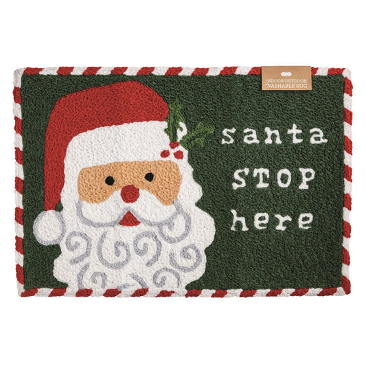 Mudpie Santa Washable Doormat
