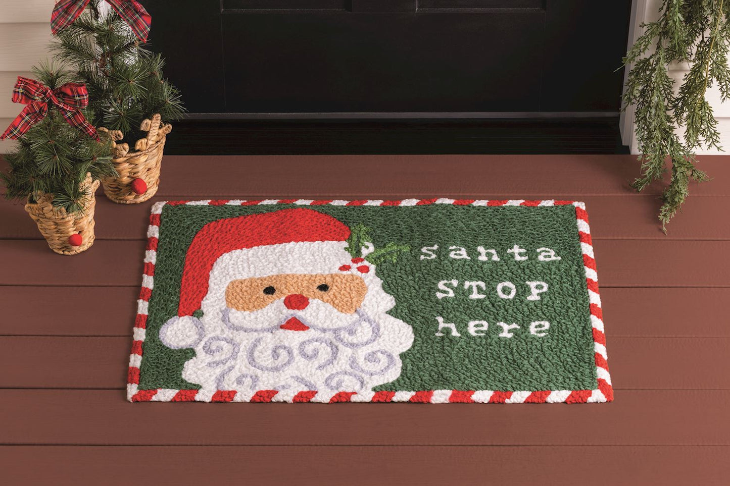 Mudpie Santa Washable Doormat