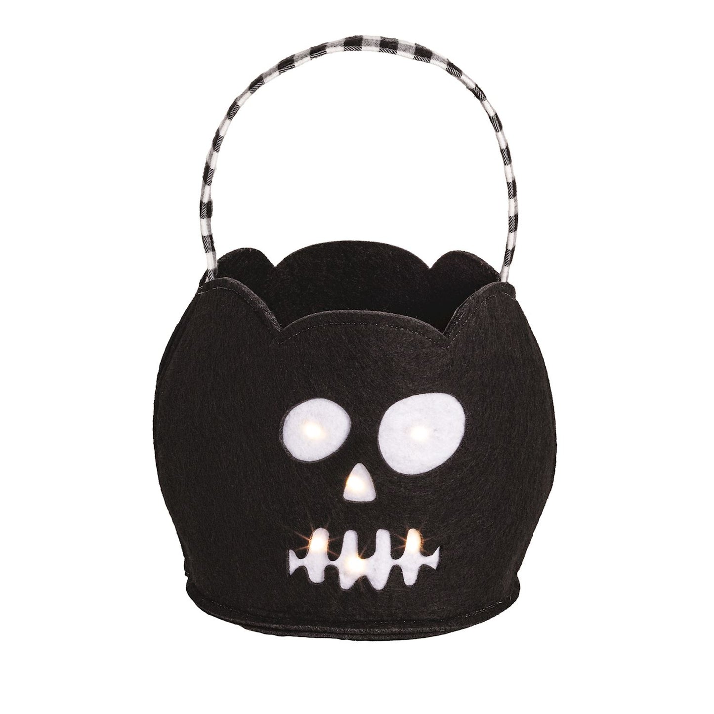 Mudpie Skeleton LED Treat Bucket