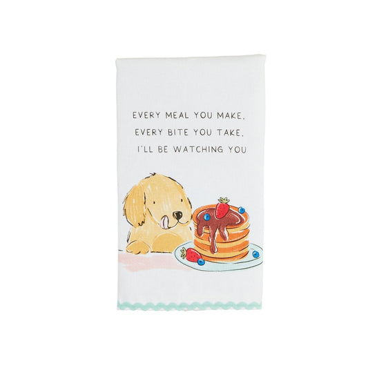 Mudpie Ric Rac Towel Pancake Dog