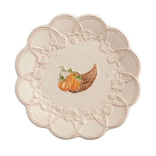 Mudpie Salad Plate cornucopia