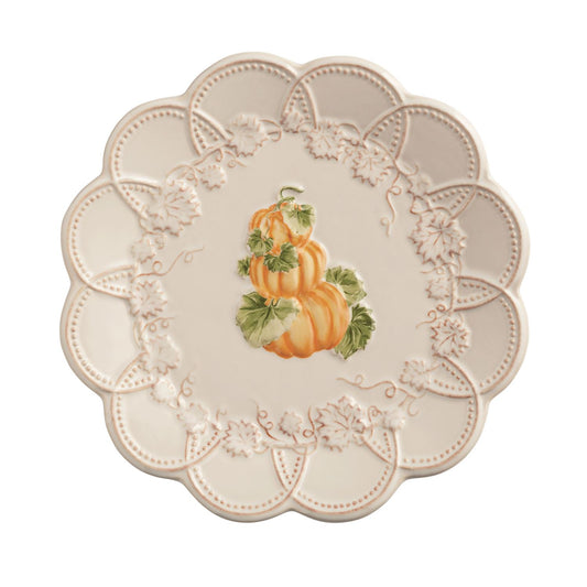 Mudpie Salad Plate Pumpkins