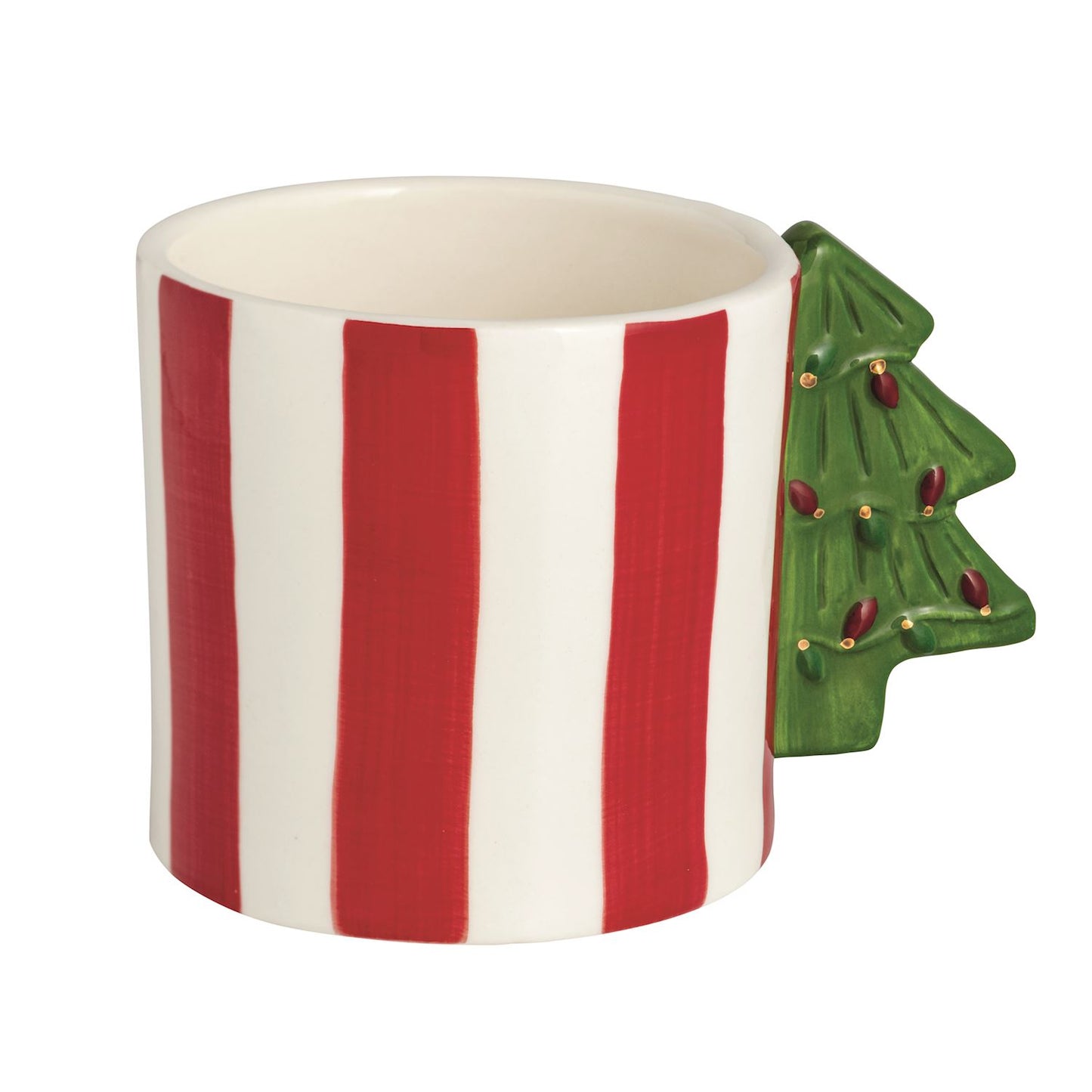 Whimsical Tree Handle Christmas Mug